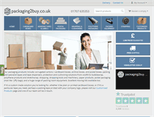 Tablet Screenshot of packaging2buy.co.uk